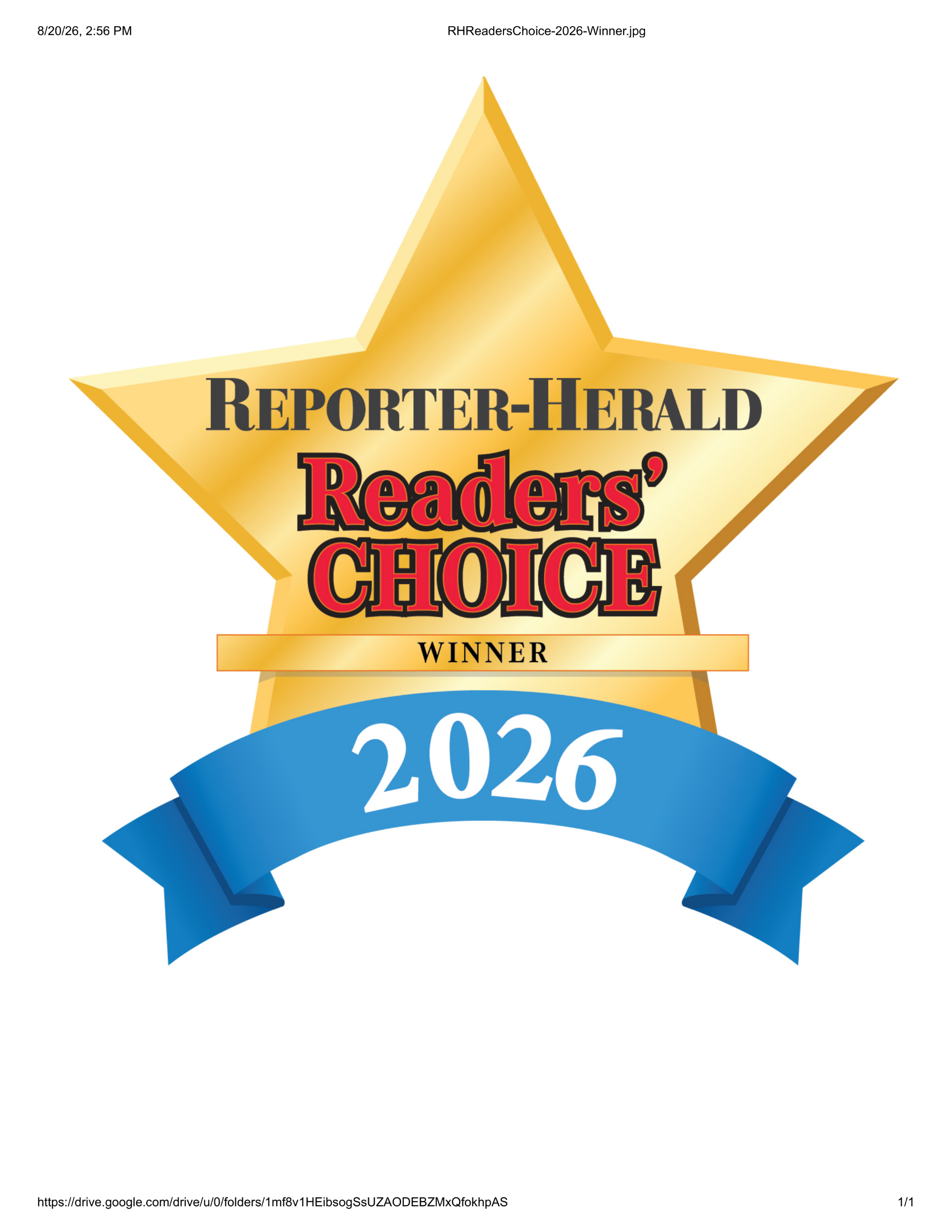 Award badge